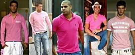 foto roupa rosa para homem